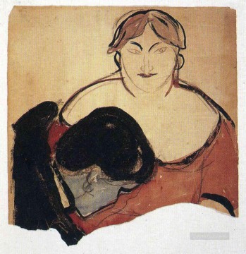  Munch Works - young man and prostitute 1893 Edvard Munch